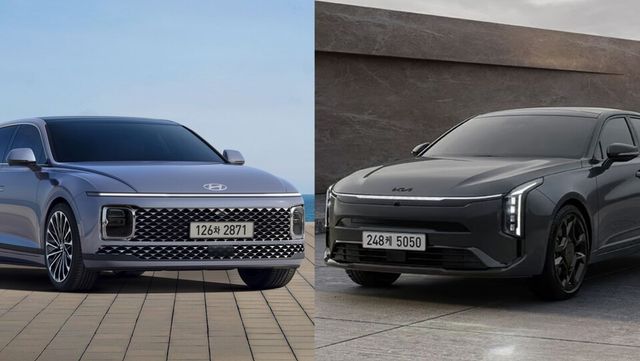 사진 : 현대차 그랜저, 기아 K8 시그니처 블랙