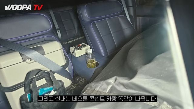 사진 : 제네시스 GV90 테스트카 실내 (출처=우파TV)