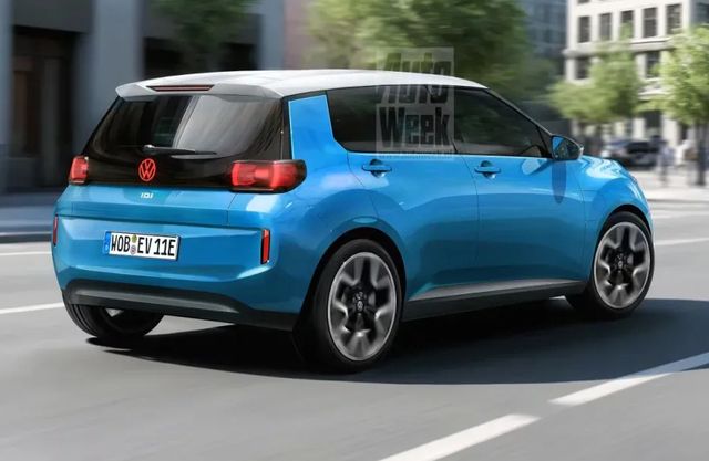 폭스바겐 소형 전기차 'ID.1' 예상도 (출처 : AUTO WEEK)