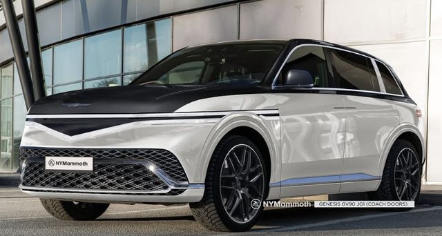 제네시스 GV90 예상도(출처: 뉴욕맘모스)