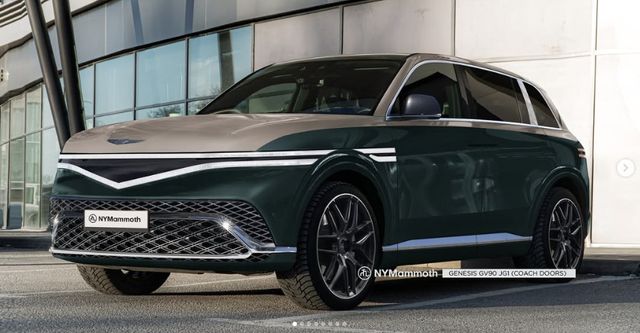 제네시스 GV90 예상도(출처: 뉴욕맘모스)
