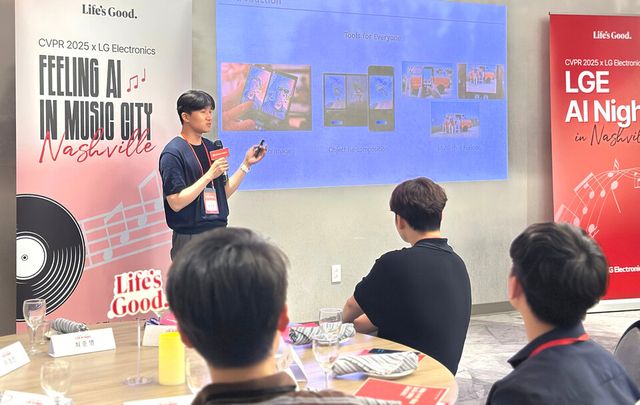 LG전자가 11일부터 15일까지 미국 테네시주 내슈빌에서 열린 ‘국제 컴퓨터 비전 및 패턴 인식 학술대회(CVPR) 현장에서 AI 인재 채용 행사를 열었다