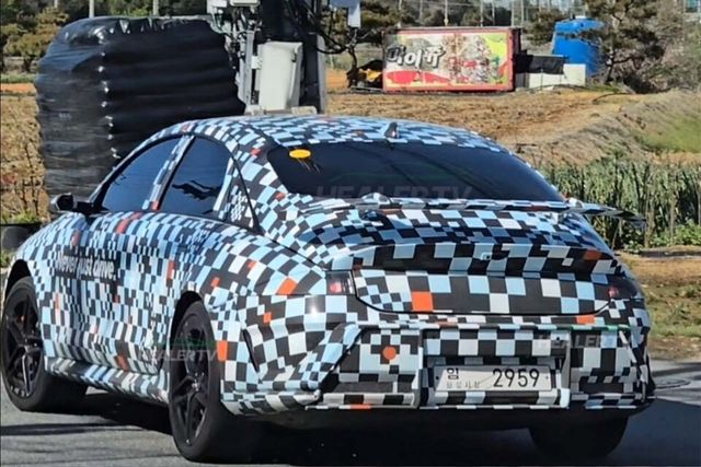 현대차 '아이오닉 6 N' 테스트카 (출처 : 힐러TV)