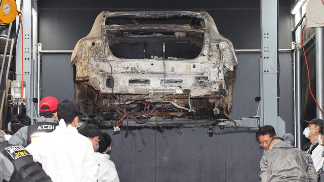 청라 아파트 화재 전기차 2차 합동 감식(출처: 연합뉴스)