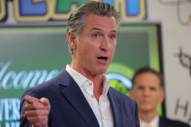 미국 민주당 소속 뉴섬 캘리포니아 주지사(출처:연합뉴스)