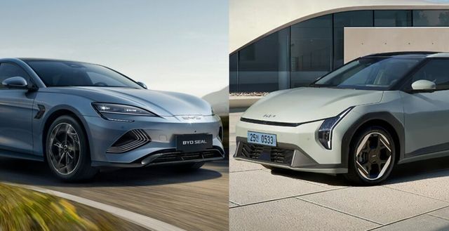 사진 : BYD 씰, 기아 EV4