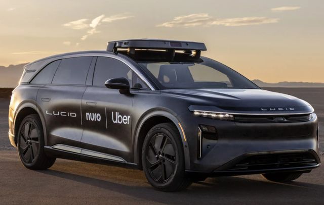 우버가 누로. 루시드와 차량 호출 플랫폼 전용으로 개발한 차세대 글로벌 프리미엄 로보택시 프로그램을 발표했다.&nbsp;