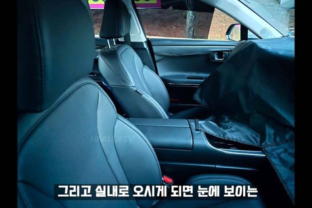 사진 : 현대차 그랜저 페이스리프트 테스트카 (출처=힐러TV)