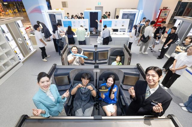 대한항공 ‘BRAND NEW KE’ 팝업스토어에서 다양한 고객 참여 프로그램이 진행되는 모습