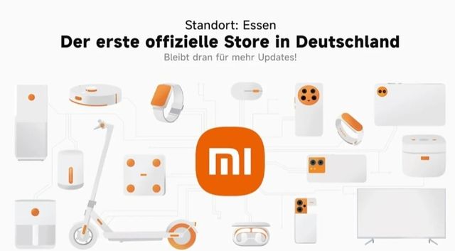 샤오미의 독일 공식 계정은 지난 8월 15일 독일 에센에 상륙, 독일 최초의 샤오미 공식 플래그십 스토어를 곧 오픈한다고 밝혔다.