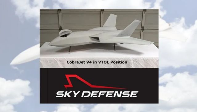 스카이디펜스가 개발한 부인 드론 코브라젯