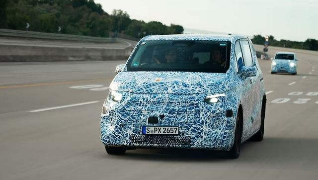 벤츠 VLE 테스트카 (출처=벤츠)