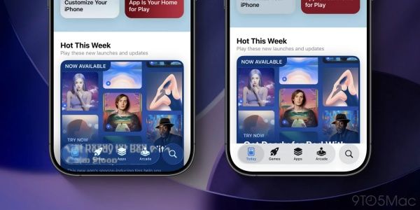 애플 iOS 26에 적용된 '리퀴드 글래스' 디자인 (출처 : 나인투파이브맥)