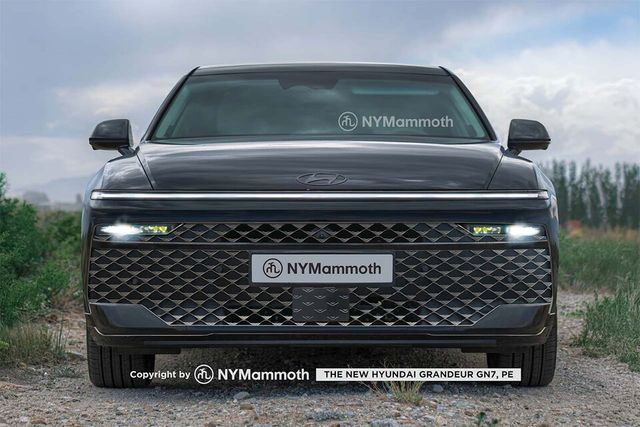 현대차 '그랜저 페이스리프트' 예상도 (출처 : 뉴욕맘모스)