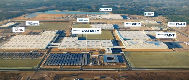 미국 조지아주 엘라벨에 위치한 현대차그룹 메타플랜트 아메리카(HMGMA) 전경. (출처 : 현대차그룹)