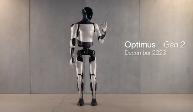 테슬라 인간형 로봇 옵티머스 젠2