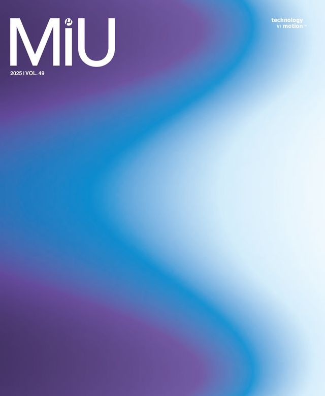 한국앤컴퍼니그룹(회장 조현범)이 발행하는 고품격 하이테크 매거진 ‘뮤(MiU)’의 통권 49호 표지