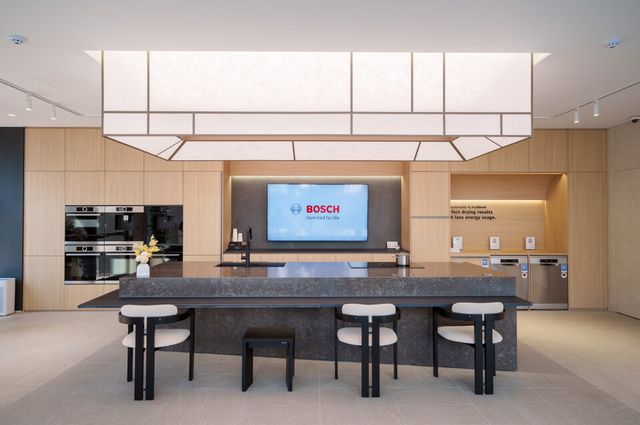 서울 강남 논현로에 오픈한 보쉬 프리미엄 빌트인 쇼룸 전경