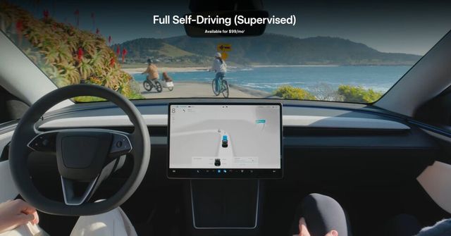 테슬라 FSD 구독형 안내 페이지