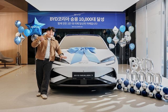 BYD 씨라이언7과 천하제빵 참가자 김진서 씨