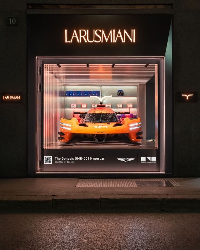제네시스, 이탈리아 명품 러루스미아니와 협업, 밀라노 디자인 위크서 GMR-001 하이퍼카 전시