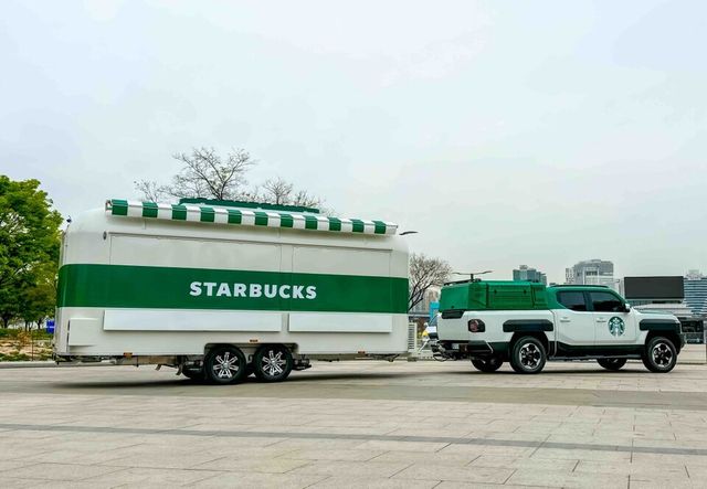 스타벅스 코리아, 이동형 커피 트레일러 '스벅차' 최초 공개
