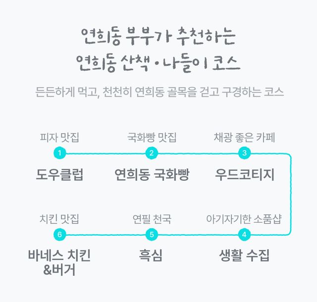 연희동 부부가 추천하는 산책 나들이 코스
