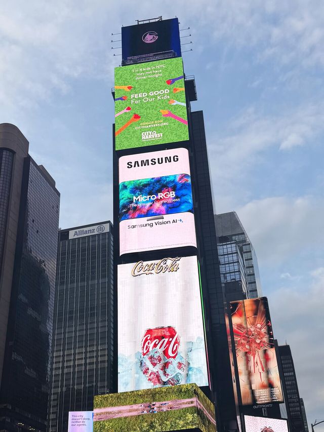 삼성전자가 글로벌 주요 랜드마크에서 '마이크로 RGB' TV 옥외광고를 진행한다.