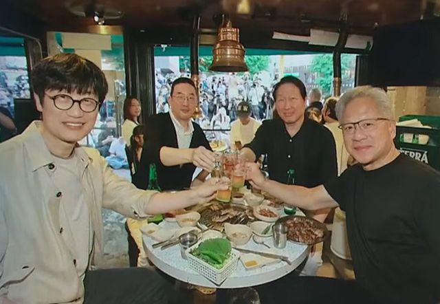 엔비디아 젠슨황CEO와 홍대 '삼쏘회동'에 참석한 구광모 LG회장