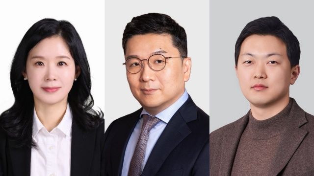 사진 왼쪽부터 김현진 교수, 이동건 삼성전자 RX사업추진실 로보틱스전략팀장(부사장), 김의겸 교수.&nbsp; (출처:삼성전자 제공)