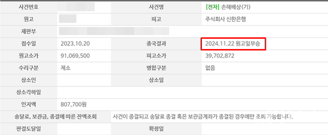 서울중앙지방법원 제1-3민사부는 지난 22일 원고의 일부 승소 판결을 선고했다. [사진=대한민국 법원 캡처]