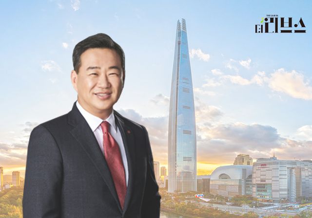 롯데 유통군 김상현 부회장. [그래픽=김현지 기자]