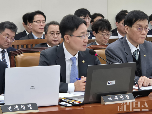 임광현 국세청장이 29일 국회에서 열린 한국은행 및 국세청 등에 대한 종합감사에 참가했다. [사진=임서우 기자]