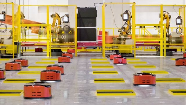 징둥닷컴 자동화 물류센터. [사진=11번가 제공]