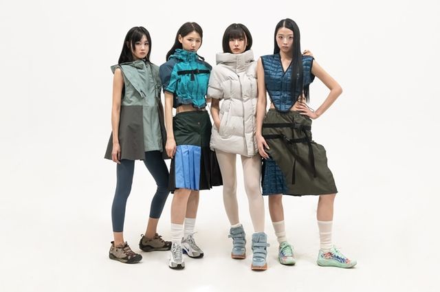 오는 28일 영원과 숙명여대의 협업 패션쇼에서 공개될 업사이클링 디자인 작품들. [사진=영원무역그룹 제공]