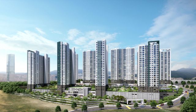 03. 문현 푸르지오 트레시엘 주경투시도