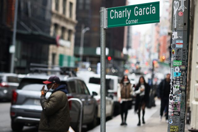 US-ARGENTINE-MUSICIAN-CHARLY-GARCIA-HONORED-WITH-CORNER-DEDICATI