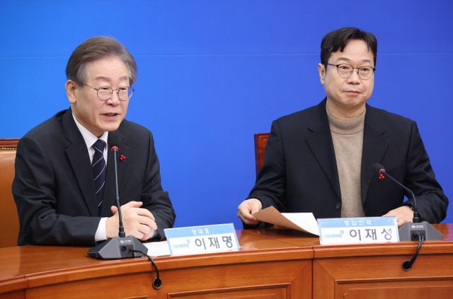 이재명 대표와 '영입 2호' 이재성씨