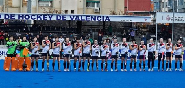 한국 여자하키 선수들. 대한하키협회