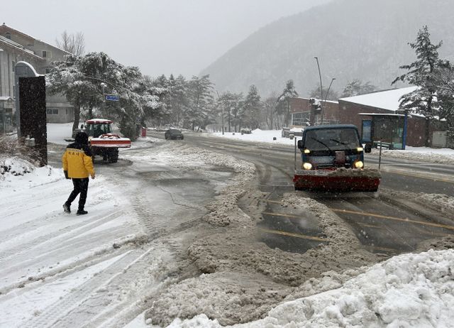 눈 내리는 속초