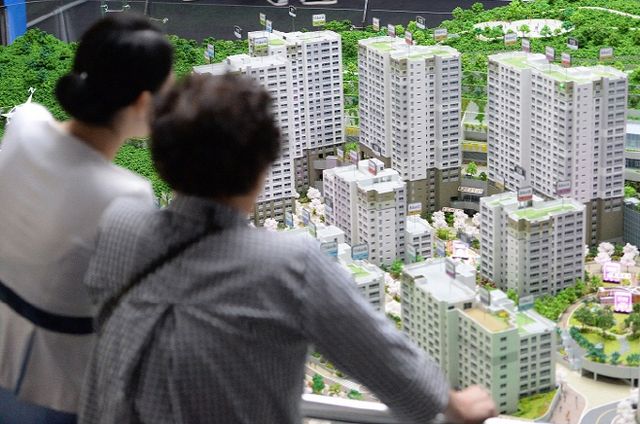 견본주택 방문객