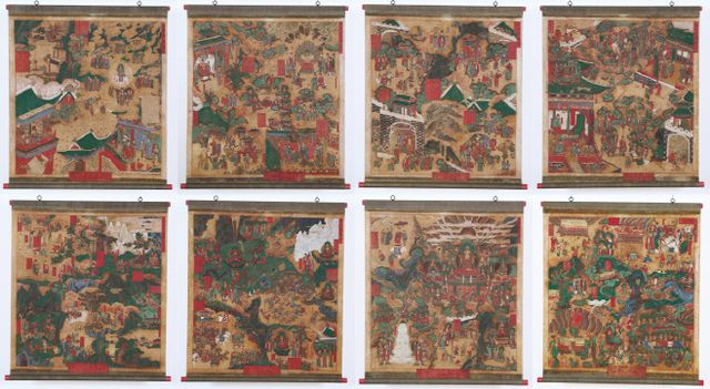 '순천 송광사 영산회상도 및 팔상도'의 팔상도