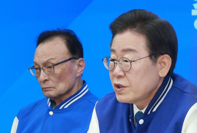 발언하는 이재명 대표<YONHAP NO-1897>