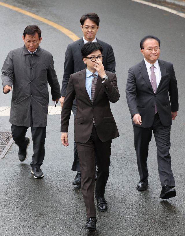 박근혜 전 대통령 예방 마친 한동훈 위원장