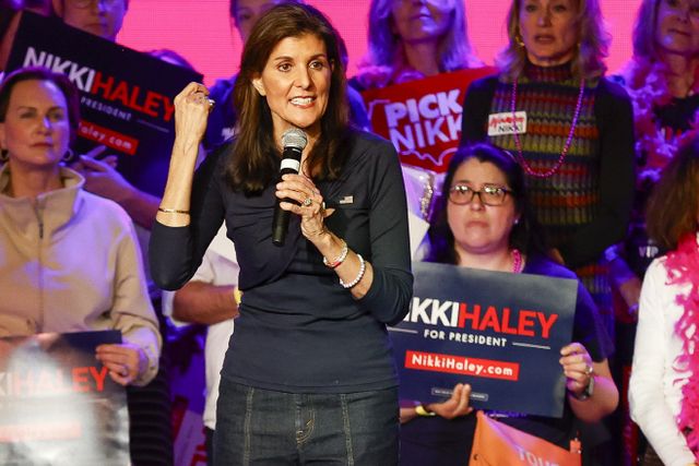 USA POLITICS NIKKI HALEY CAMPAIGN
