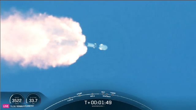 군 두번째 군사정찰위성 발사<YONHAP NO-1974>