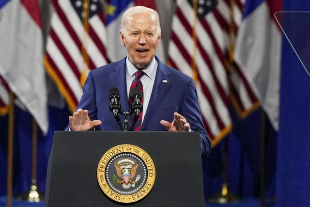 Election 2024 Biden Agenda <YONHAP NO-4605> (AP)