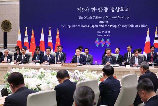 제9차 한일중 정상회의, 윤석열 대통령 발언