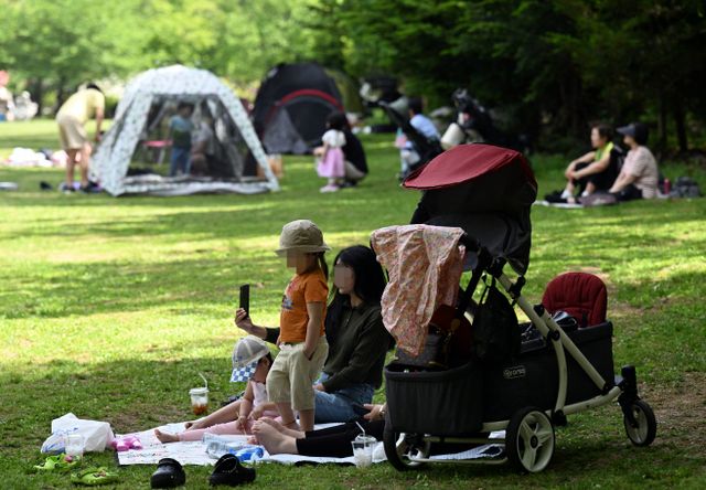 [포토]잔디공원에서 초여름 나기