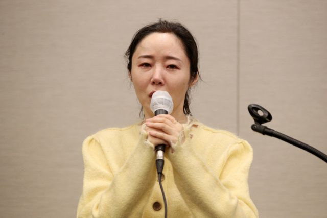 민희진 대표, 어도어 임시주주총회 관련 기자회견